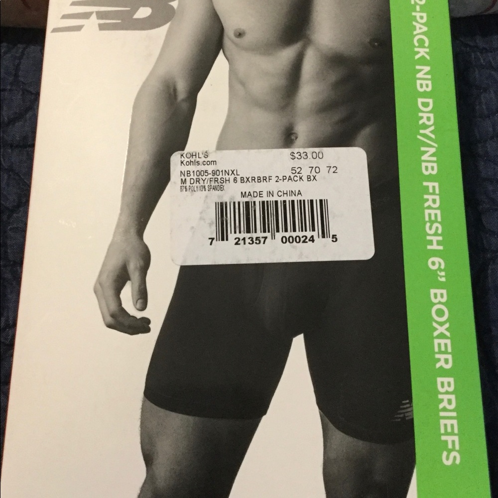 New Balance 6” Boxer Briefs